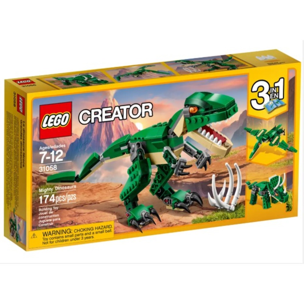 LEGO CREATOR: Mighty Dinosaurs (31058) Incomplete Set